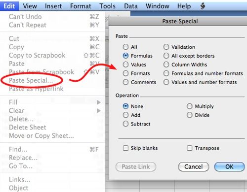 how to copy formatting in excel for mac